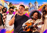 Xanddy, Chico César, Regina Casé, Céu e Os Garotin no fim de semana