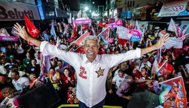 Jerônimo faz promessa a opositores em comício no oeste da Bahia