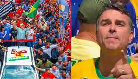 Lula e Flávio Bolsonaro encerram campanha com atos em São Paulo