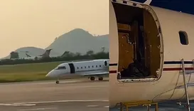 Susto! Jatinho perde porta durante voo e faz pouso de emergência