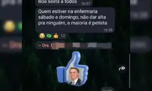 Médica é denunciada após mandar impedir altas de pacientes: “Petistas”