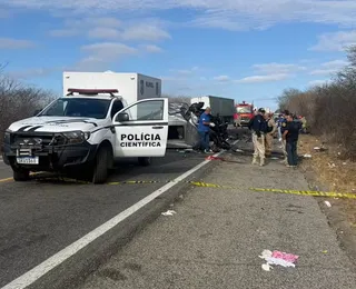 Acidente entre van e caminhonete deixa seis mortos e 15 feridos na BR