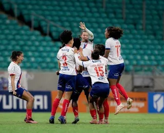 Bahia empata com Palmeiras e busca semifinal inédita no feminino