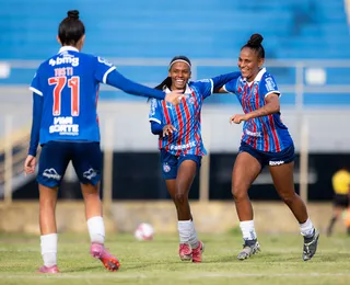 Bahia goleia por 11 a 1 e se aproxima da liderança do Baianão Feminino