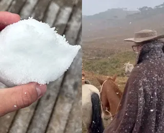 Cidades brasileiras são tomadas por neve e chuva congelada; confira