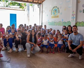 Creche em Lauro de Freitas ensina alimentação saudável com cinema