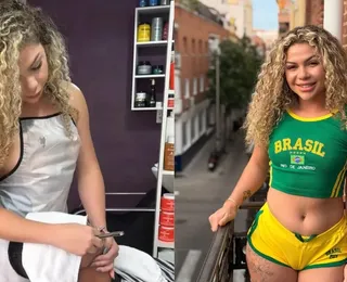Dona de barbearia nudista procura time para estampar marca na camisa