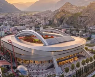 Estádio de R$ 3 bilhões prevê montanha-russa integrada à estrutura