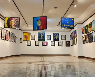 Exposição no Pelourinho reúne arte de 63 alunos do Colégio Militar