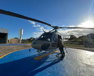 Helicópteros e drones reforçam segurança durante Operação Eleições na Bahia