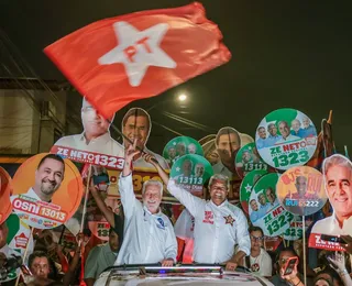 Jerônimo mostra força no interior com caminhada em Feira de Santana