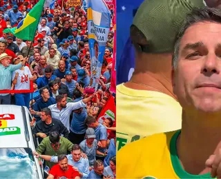 Lula e Flávio Bolsonaro encerram campanha com atos em São Paulo