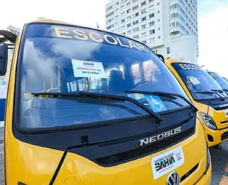 Ônibus escolar era usado para transportar botijões de gás na Bahia