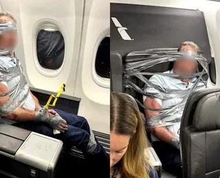 Passageiro é amarrado após ataques racistas e homofóbicos em voo