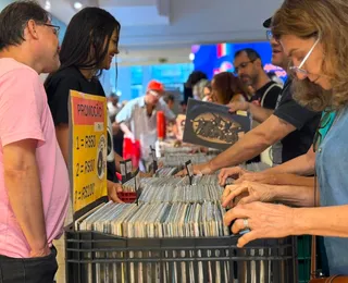 Shopping de Salvador recebe feira de vinil com mais de mil discos