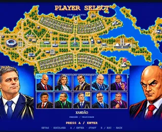 STF vira jogo de luta com “Xandão” e ministros em combates virtuais