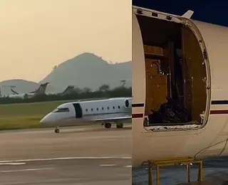 Susto! Jatinho perde porta durante voo e faz pouso de emergência