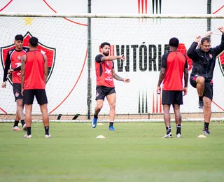 Vitória se reapresenta com três atletas no departamento médico