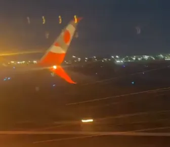 Avião pega fogo durante decolagem e aeroporto de Goiânia suspende voos