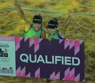 Brasil garante vaga no vôlei de praia olímpico masculino e feminino