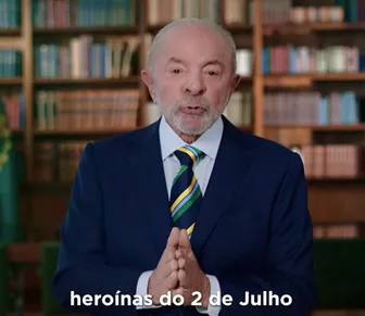 Lula cita 2 de Julho e defende soberania em pronunciamento: "Não seremos colônia"