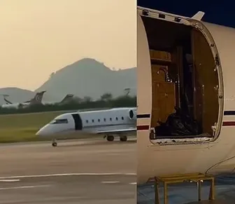 Susto! Jatinho perde porta durante voo e faz pouso de emergência