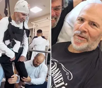 Ultraje a Rigor: Mingau fica de pé em fisioterapia 3 anos após ser baleado na cabeça