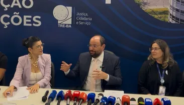 Com 38 prisões e 133 urnas substituídas, presidente do TRE-BA faz balanço do 1º turno