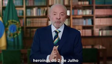 Lula cita 2 de Julho e defende soberania em pronunciamento: "Não seremos colônia"