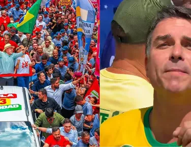 Lula e Flávio Bolsonaro encerram campanha com atos em São Paulo