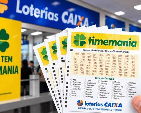 Apostadores da Bahia faturam alto na Timemania de R$ 16,5 milhões - Imagem