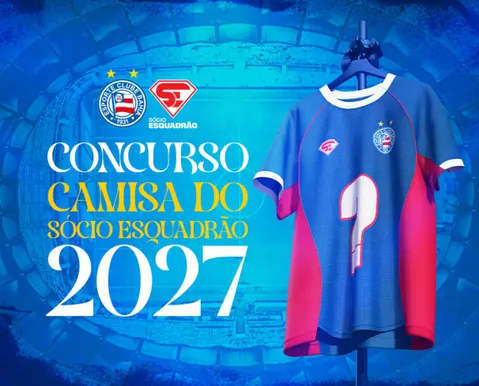 Bahia abre concurso para torcedores criarem camisa de 2027 - Imagem