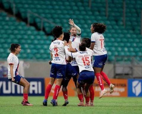 Bahia empata com Palmeiras e busca semifinal inédita no feminino