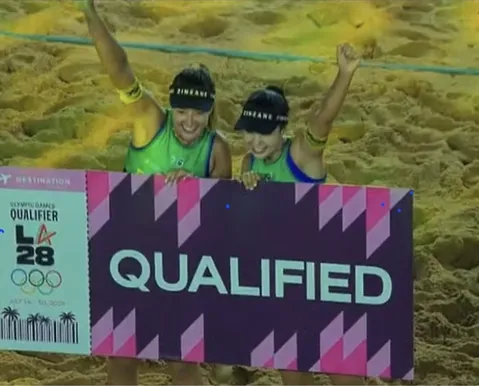 Brasil garante vaga no vôlei de praia olímpico masculino e feminino