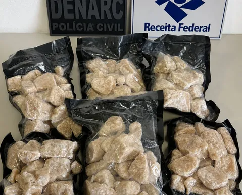 Carga de três quilos de droga sintética avaliada em mais de R$ 2 milhões
