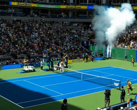 Cheiro de maconha atormenta tenistas nas quadras do US Open