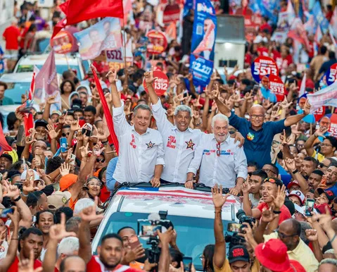 Em Ilhéus, Jerônimo aposta em vitória de Lula e aliados: “Na Bahia e no Brasil”