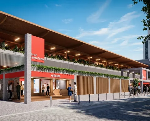 Estação de metrô no Campo Grande terá shopping e praça de alimentação