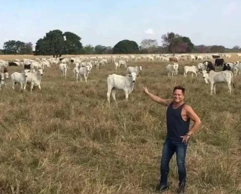 Fazenda de Leonardo avaliada em R$ 60 milhões tem lago artificial e pista de pouso