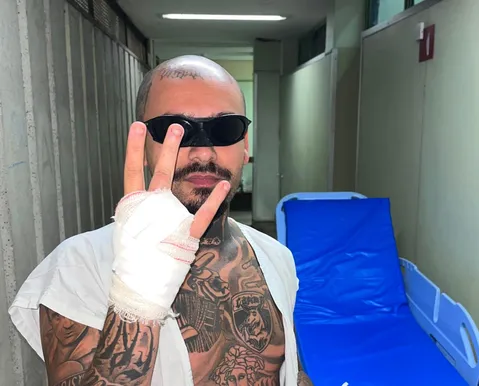 Influenciador tem dedo amputado ao vivo ao pular grade do Rock In Rio