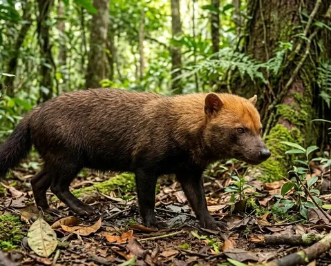 O “cão-fantasma” brasileiro que tem pés de pato e corre risco de extinção