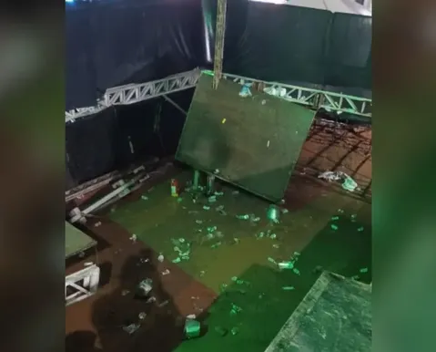 Parte de camarote desaba durante rodeio e deixa 24 pessoas feridas