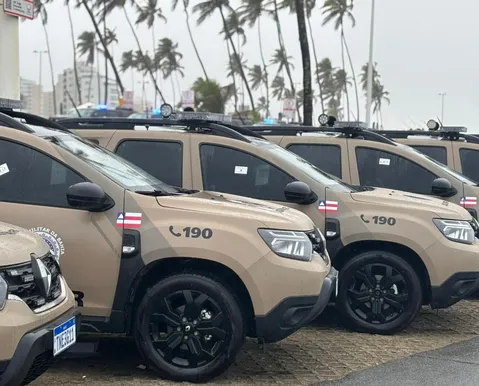 Polícia Militar recebe 136 novas viaturas para reforçar atuação na Bahia - Imagem