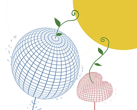 Tempo de fermentação sobre o eixo da Terra - Imagem