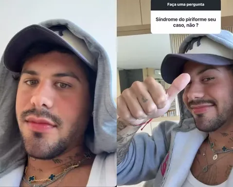 Zé Felipe revela diagnóstico após sentir dores em região íntima; saiba o que aconteceu - Imagem