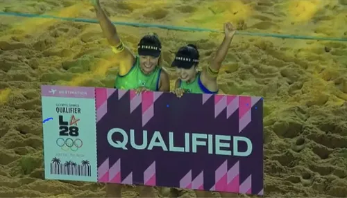 Brasil garante vaga no vôlei de praia olímpico masculino e feminino