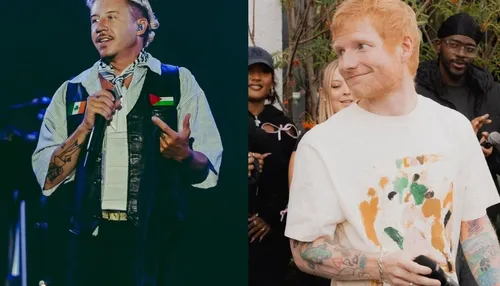 Rapper é retirado da turnê de Ed Sheeran após apoio à Palestina