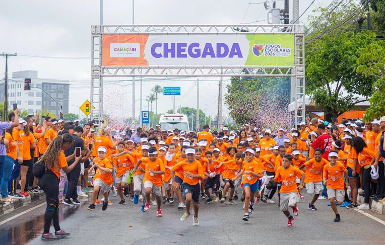Corrida da Educação encerra Jogos Escolares 2026 em Camaçari