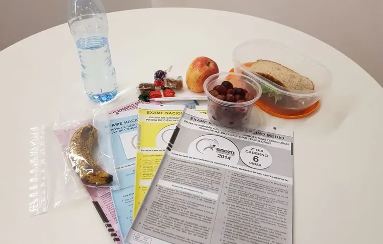 Enem 2026: veja como se alimentar na semana da prova e o que levar