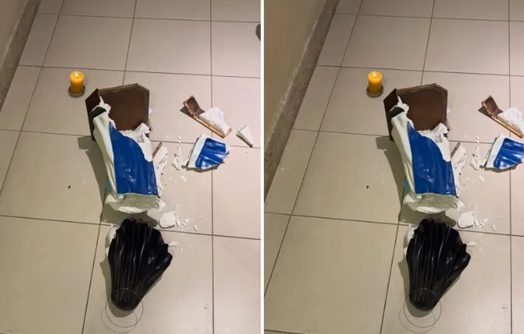 Imagem de Santa Dulce dos Pobres é destruída em igreja de Salvador